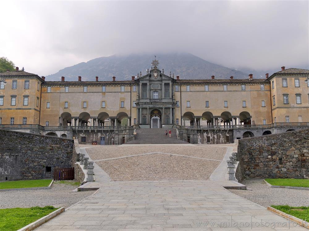 Biella (Italy) - Lower court of the Sanctuary of Oropa